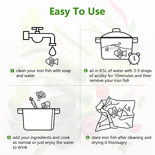 Iron Fish (1 Pack),A Natural Source Of Iron,Add Iron To Food/Water,Reduce The Risk Of Iron Deficiency,Great Iron Supplement Alternative For Vegetarians,Athletes,Pregnant Women #TOP2