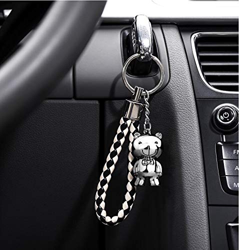 image for Beaugif Diamonds Woven Key Chains Wallet Keychain Hand Bag Decoration 