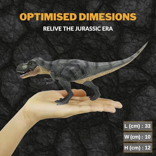 Image of Realistic Walking Tyrannosaurus Rex Dinosaur Action Figure, T Rex Toy Big Dinosaurs Toys for Kids, Jurassic Dino Toys for Boys & Girls, Big Trex Toy for Play and Display (Walking TRex)