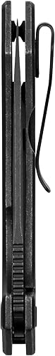 Miniatura 8 de Kershaw Radar Cuchillo de bolsillo plegable, hoja de acabado BlackWash de 2.9 pulgadas, mango negro, Pocketclip