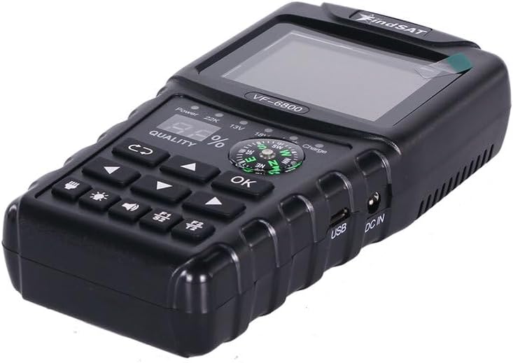 VF-6800P Satellite Meter Support DVB-T2/DVB S2/DVB C Combo Sat Meter For Satellite TV Receiver DVD T2 Tuner