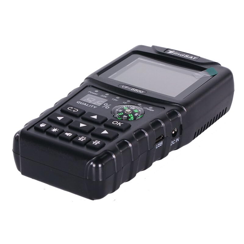 VF-6800P Satellite Meter Support DVB-T2/DVB S2/DVB C Combo Sat Meter For Satellite TV Receiver DVD T2 Tuner