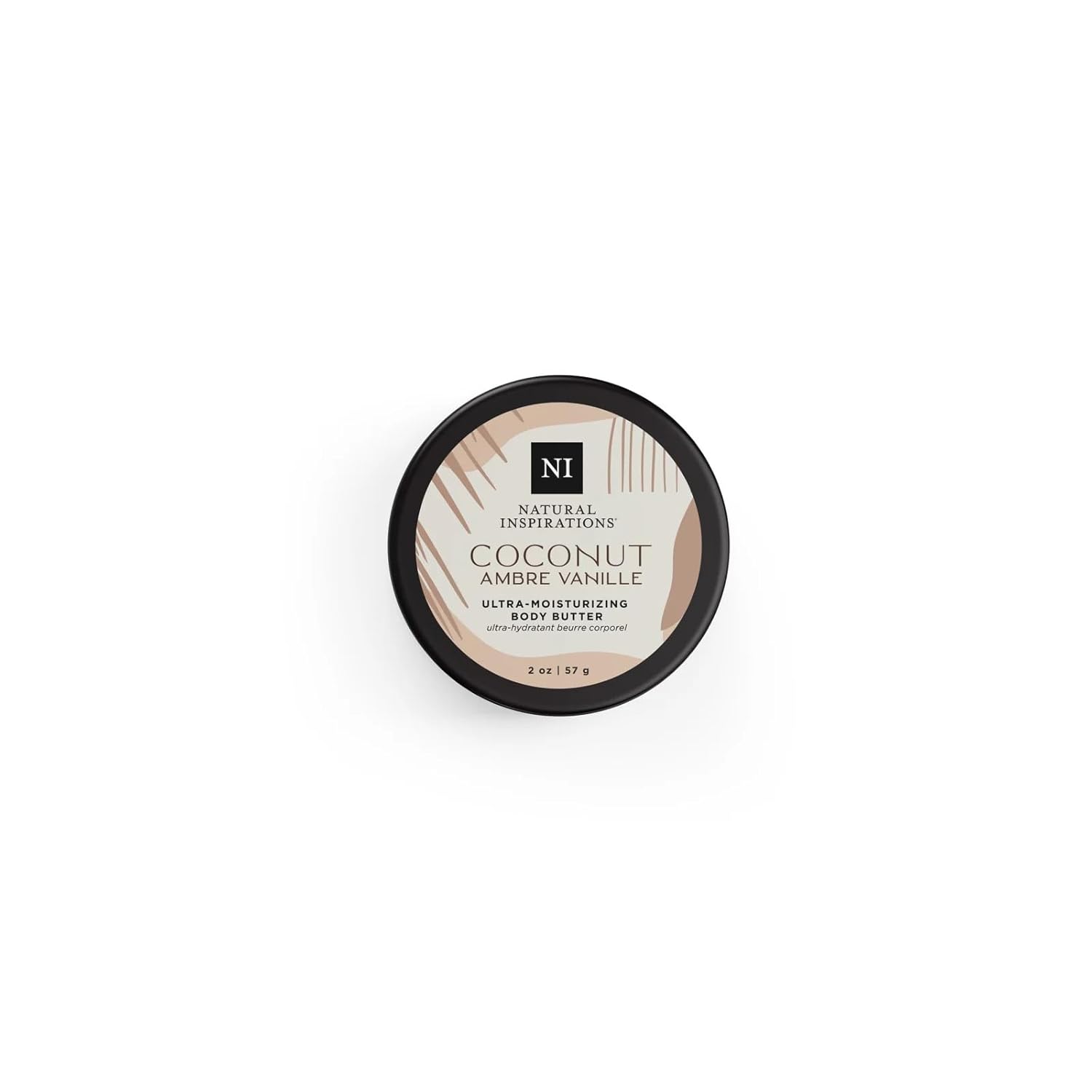 Natural Inspirations Ultra Hydrating Mini Body Butter - Coconut Ambre Vanille