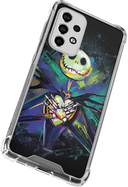 Skinit Clear Phone Case Compatible with Galaxy A53 5G - Officially Licensed Disney The Nightmare Before Christmas Jack Skellington Art Design