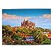 España Catedral de Palma de Mallorca Rompecabezas para Adultos, 500 Piezas de Madera, Regalo de Viaje, Recuerdo, 20.4 x 15 Pulgadas