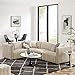 Modway Conjure Sectional, Black Beige