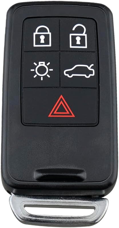 Key Fob Replacement for 2007-2017 Volvo XC70 V70 V60 V40 XC60 S80 S60 KR55WK49264 433MHz 5 Buttons