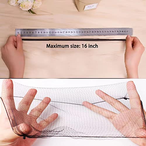 Hair Nets 30 Pcs,20 Inch Elasticity Invisible Elastic Mesh Wig Nets,For Food Service,Women Sleeping,Ballet Bun Maker Dance, #TOP1