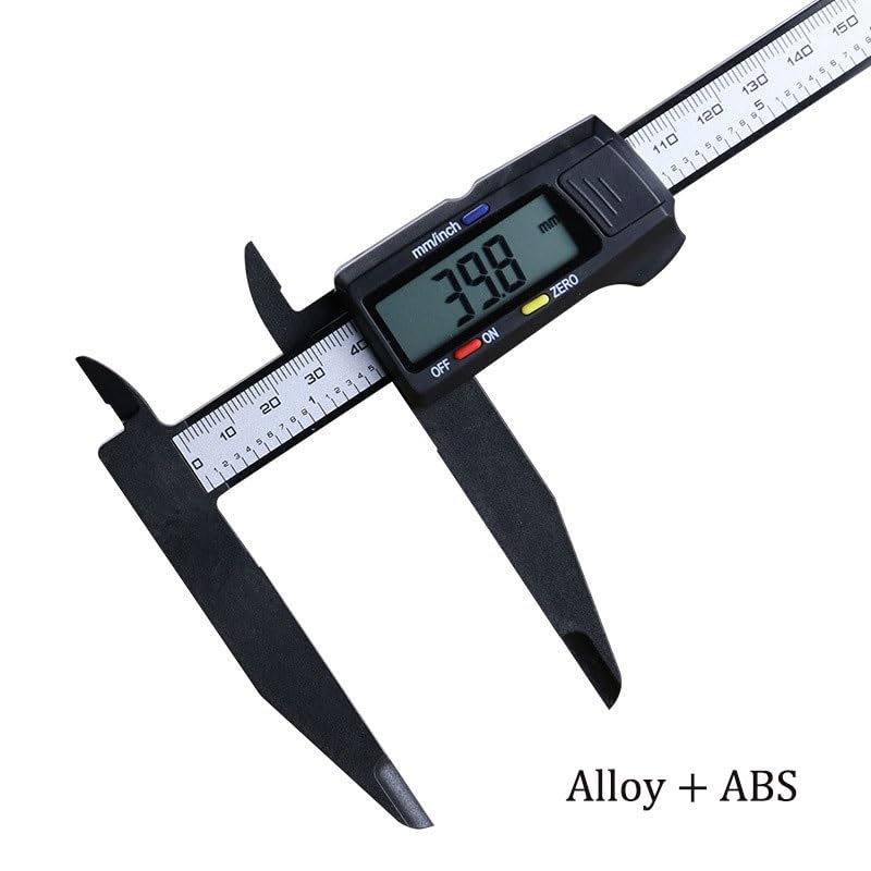 Digital Vernier Caliper 0-200 300mm | Alloy ABS Caliper for Measuring Inner Outer Diameters