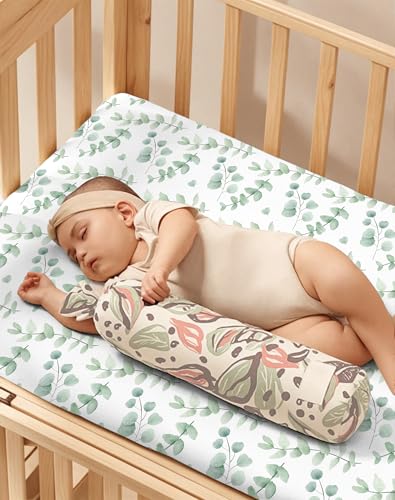 Image of Pack and Play Sheets 2 Pack, Fitted Jersey Knit Mini Crib Sheets for Baby Boys and Girls, Compatible with Graco Pack N Play and Mini Crib Mattress (Bunny Meadow, Pack N Play /Mini Crib Sheets)