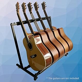 Sunydog Support de Guitare Multi 5 Support Support d’affichage Universel Pliable Noir Portable pour Guitare Acoustique… - Les Beatles, Paul McCartney, John Lennon, RIngo Starr, George Harrison Sunydog Support de Guitare Multi 5 Support Support d'affichage Universel Pliable Noir Portable pour Guitare Acoustique… – Image 2
