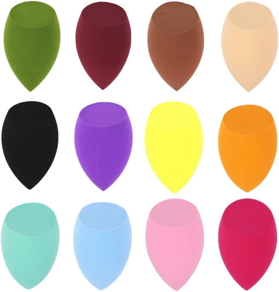 Image of SUNISA Premium Beauty Blender Makeup Sponge with Storage Container