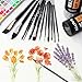 Nicpro 15PCS Watercolor Brushes, Synthetic Squirrel Professional Watercolor Paint Brush Set, Water Color Brushes with Round, Cat Tongue, Liner, Flat, Wash for Artists, Adults, Inks, Gouache