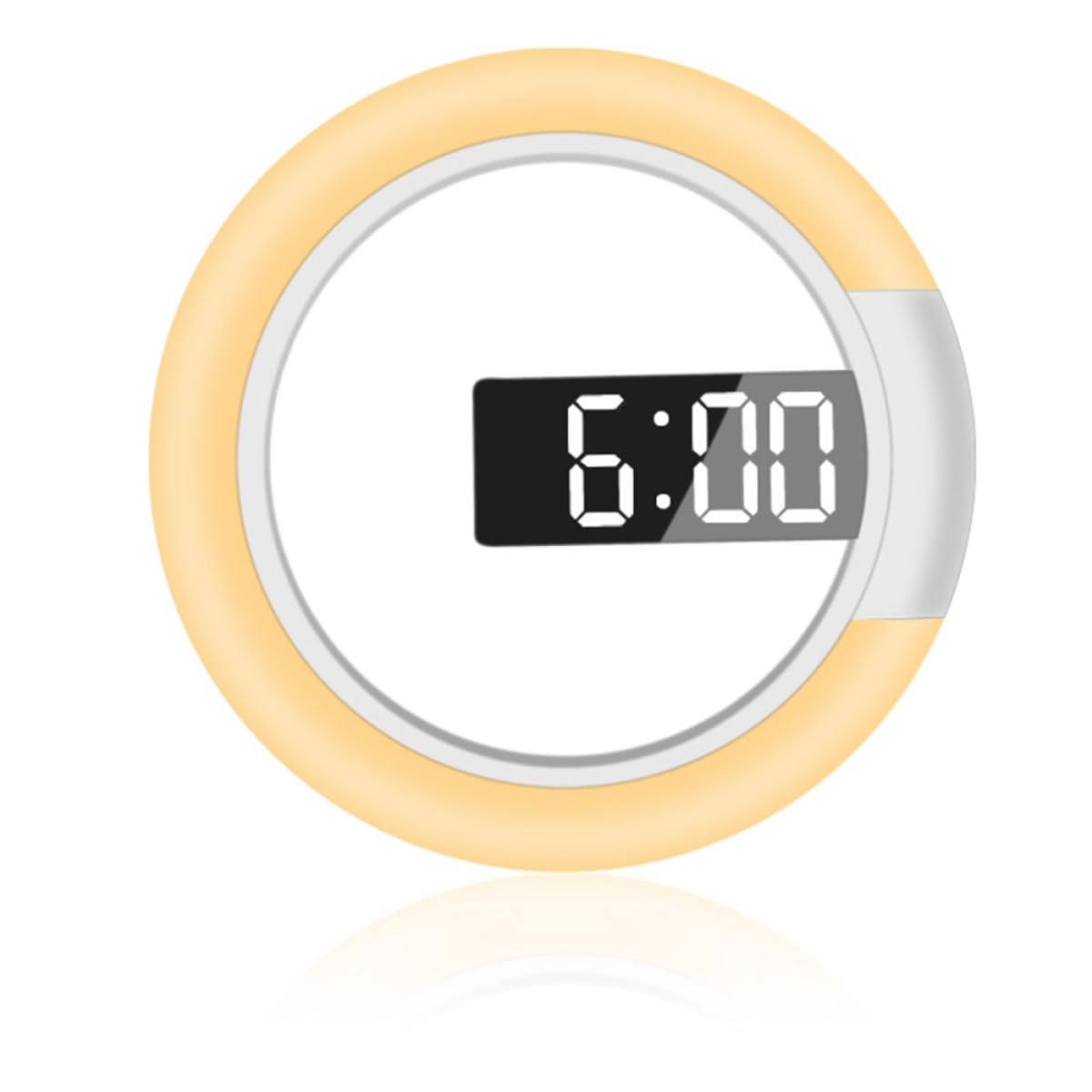 Horloge Murale Numérique pour Salon et Bureau Lumineux avec Température LED