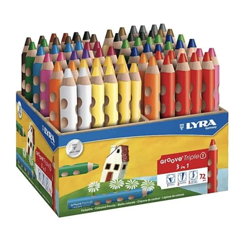 Pack de 72 lápices LYRA 3832720 con pigmentos intensos y trazo suave