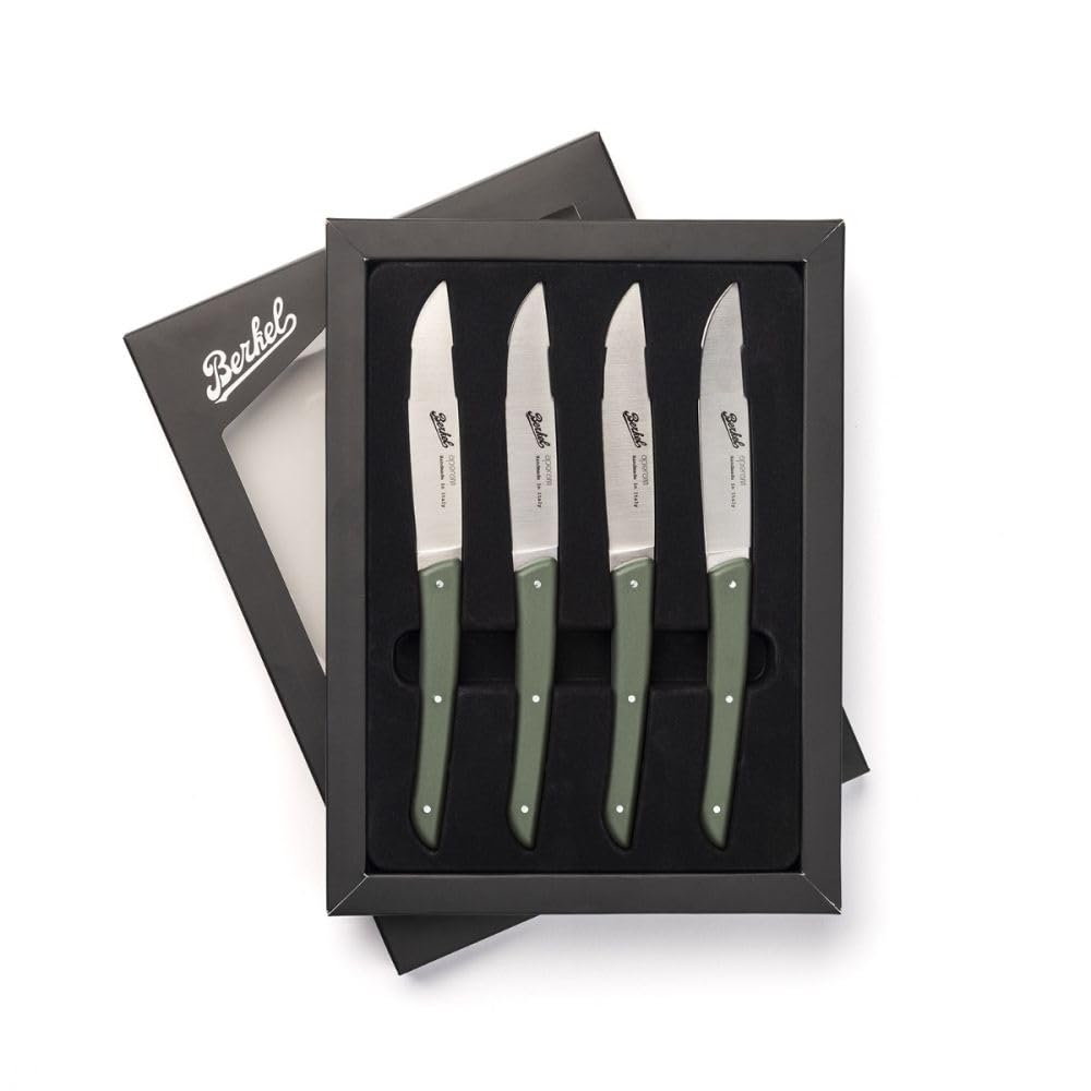 Berkel 4er-Set Steackmesser (Grün)