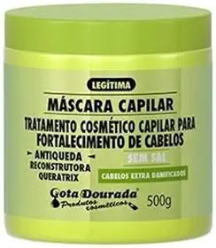 Gota Dourada DOURADA-Máscara Capilar Antiqueda Linha Fortalecimento, 500 gr