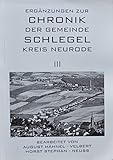  Ergänzungen zur Chronik der Gemeinde Schlegel Kreis Neurode III (3)