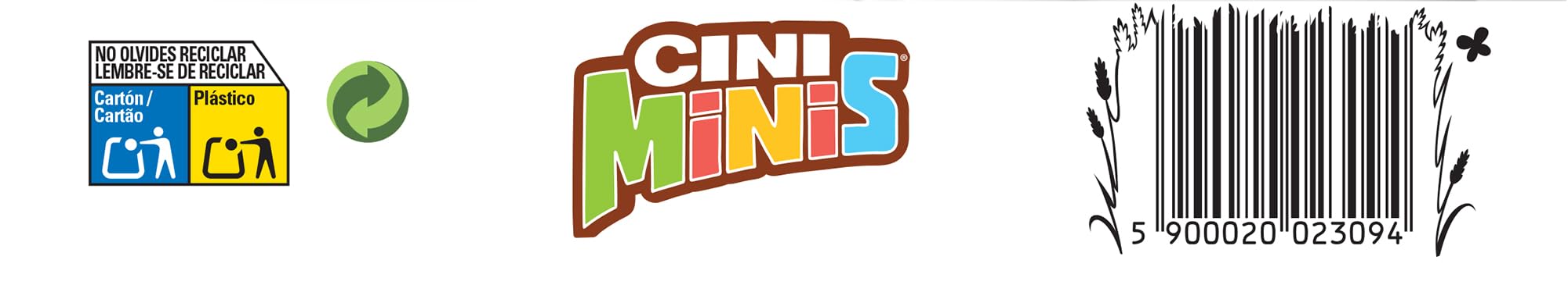 Nestlé Cini Minis cereales de desayuno tostados con canela, trigo y arroz, 375 g