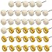 PHYHOO Polishing Buffing Wheel Set Cotton Little Buff Wheel for Rotary Drill Tool Accessories Watch Jewelry Polish Buffer Kit 3 MM Mandrel 40 Pieces