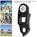RiToEasysports Bikes Rear Derailleur Hanger, Aluminum Tail Hook Extender Extension Converter Cycling Accessory (Black