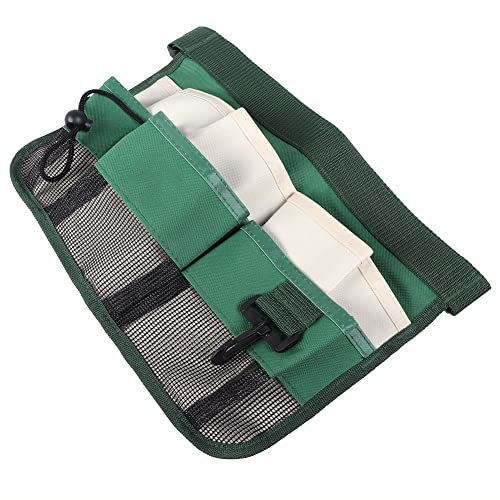 Niiyen Waist Tool Apron Gardening Tool Waist Bag Belt Heavy Duty Oxford Tool Apron Single Side Tool Belt Pouch With Adjustable Belt For Carpenters Builders(Green) #TOP7