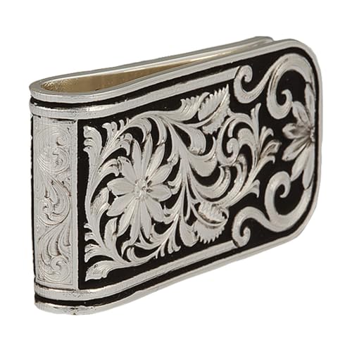 Image of Montana Silversmiths LeatherCut Bitterroot Money Clip