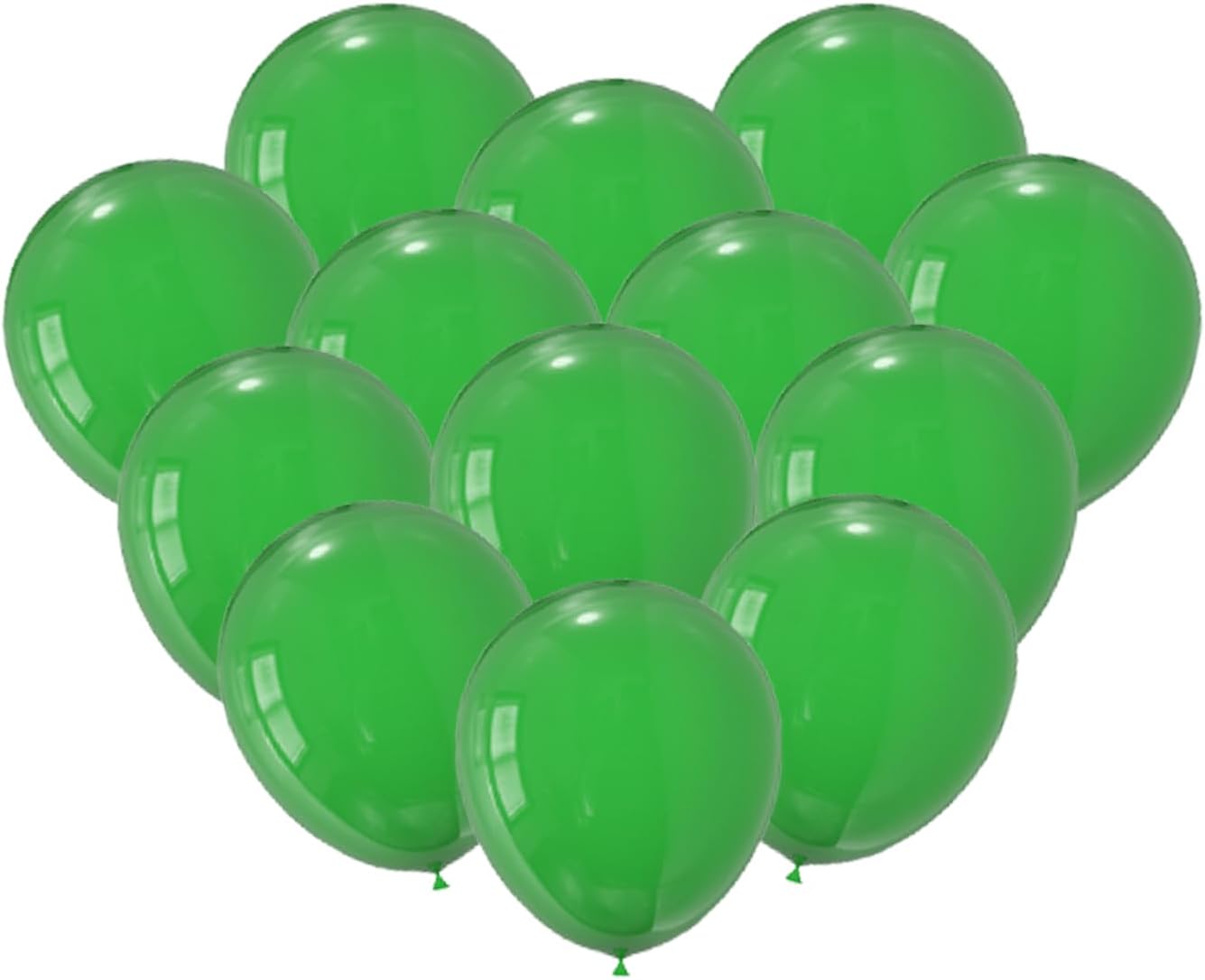 100 Pcs Latex Balloons in Assorted 12 and 10 Inch Sizes - Perfect for Christmas, St. Patrick's Day, Graduation,Baby Showers, Birthday Party Decorations