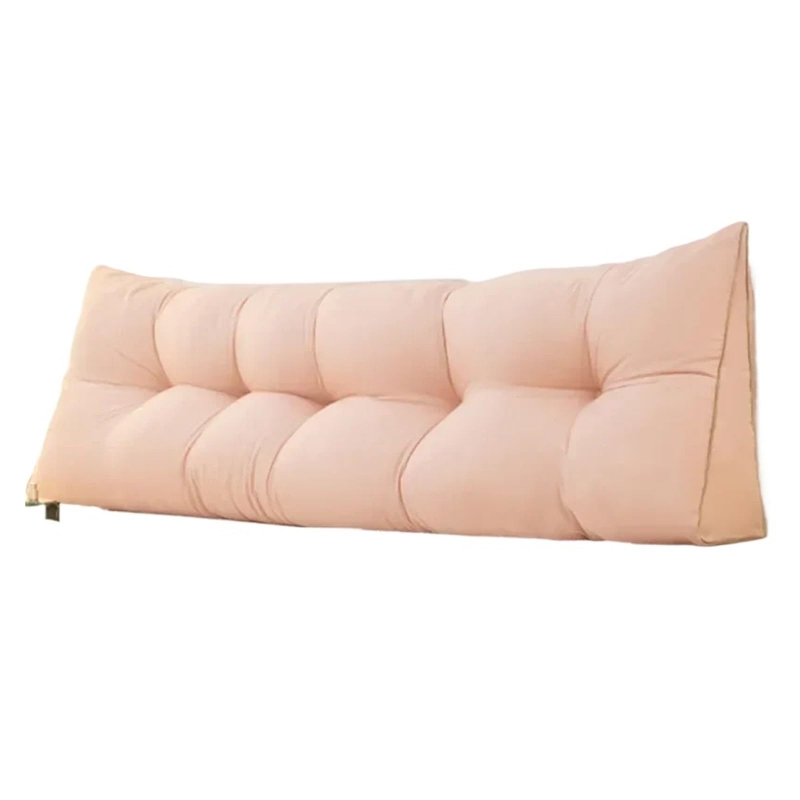 GSXLZ Headboard Pillow Soft Lumbar Support Wedge Sleeping Headboard Pillow Triangle Cushion Reading Large Bolster Backrest Cushion For Bed Headboard(Light pink,80x45x15cm)