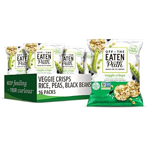 Off The Eaten Path Veggie Crisps, Rice/Peas/Black Beans Cover