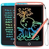 2 Stück LCD-Schreibtafel, buntes Bildschirm, Doodle Board, 21,6 cm Zeichentablet für...