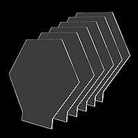 Vista 6 de 6 piezas de 2mm de acrílico en blanco para base de luz, lámina de acrílico en forma de nube con película protectora, plástico transparente