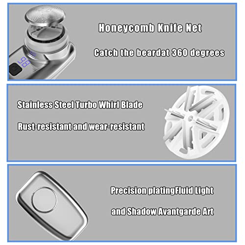 Mini Shaver Portable Electric Shaver,Electric Razor For Men,Mini-Shave Pocket Portable Shavers,Usb Rechargeable Waterproof Shaver Wet And Dry Use Suitable For Home,Car,Travel Gift For Father Husband #TOP2