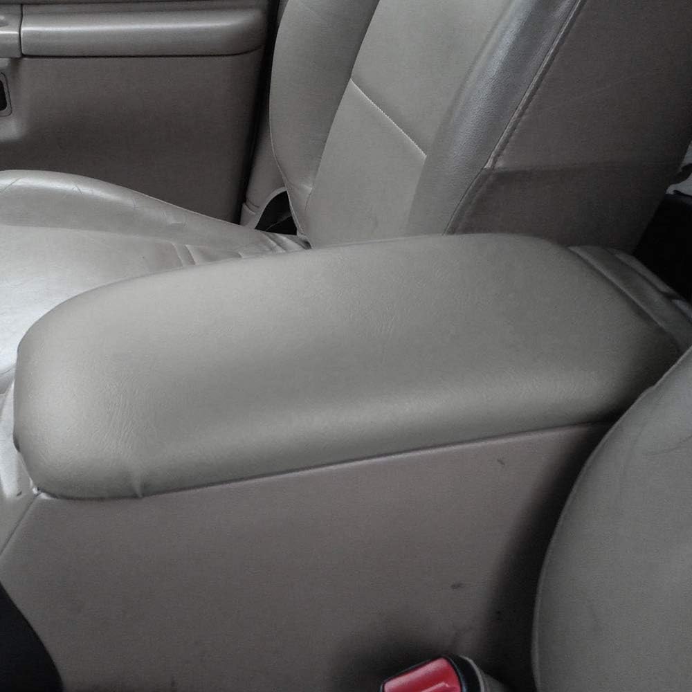 G-PLUS Center Console Lid Cover Compatible with 1997-2001 Explorer Mountaineer 2001-2002 Sport Trac Light Grey