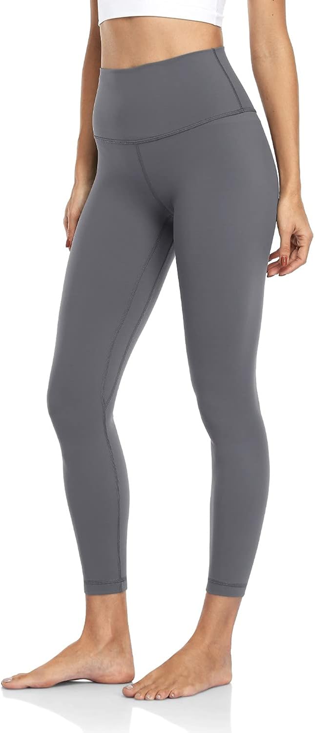 HeyNuts Hawthorn Athletic Essential 7/8 Legging Women's High Waisted Yoga Pants Active Ankle Legging-25'' : Clothing, Shoes & Jewelry