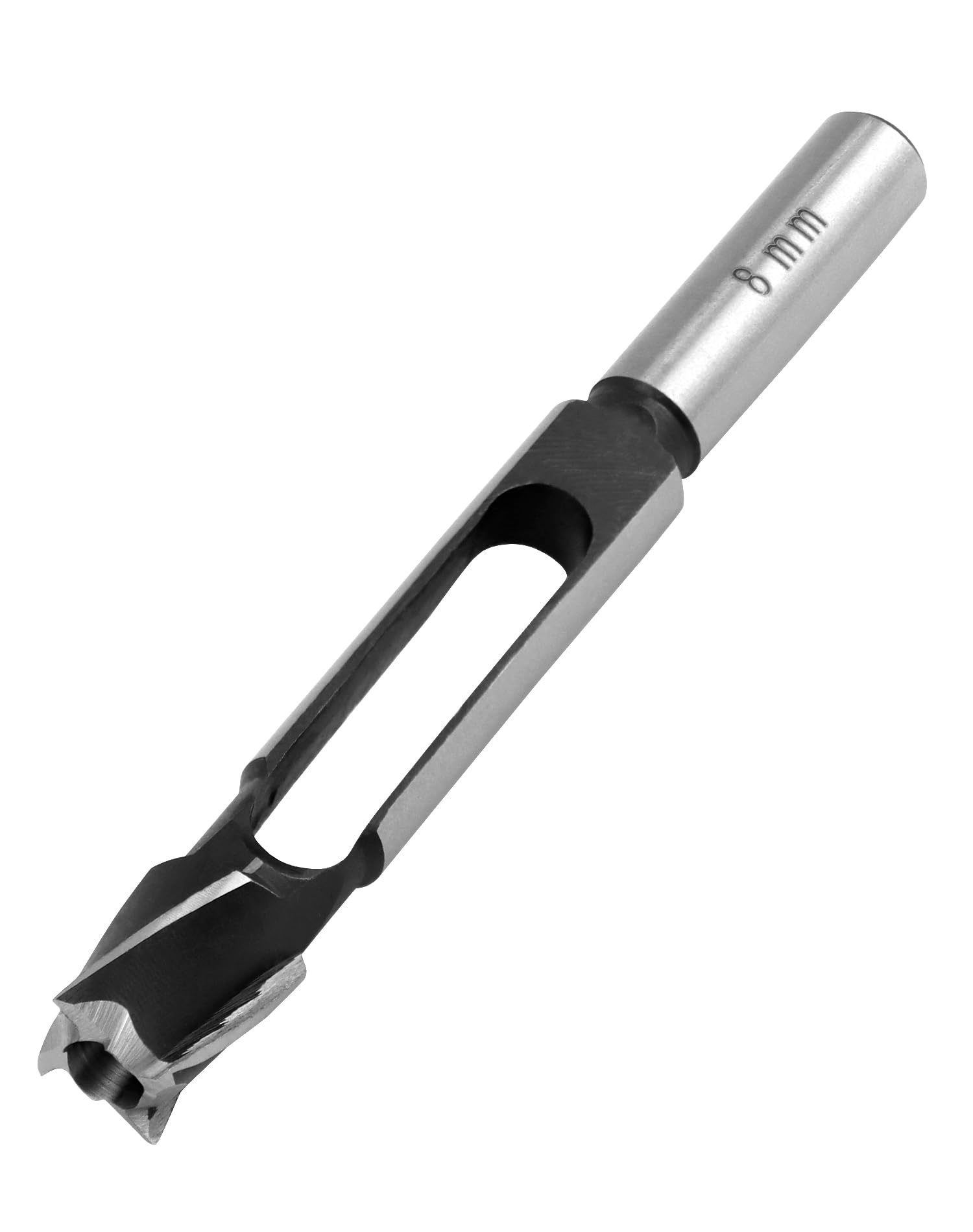 QWORK® Wood Plug Cutter Wood Dowel Maker Drill Bit, 8mm Diameter 13mm Shank, Made of Long-Lasting Carbon Steel - Image 3