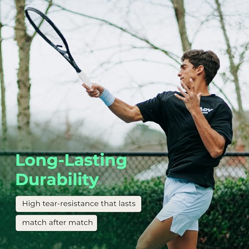 ADV Dry Tennis Overgrip Tape - 3, 12, 30, 60 Pack - FeltTac Tennis Racket Grip Tape - Ultra Absorbent Tennis Grip Tape - Comfort Tennis Racket Grips - Tennis Grips Overgrip (6-Pack White) by ADV Tennis - Image 5
