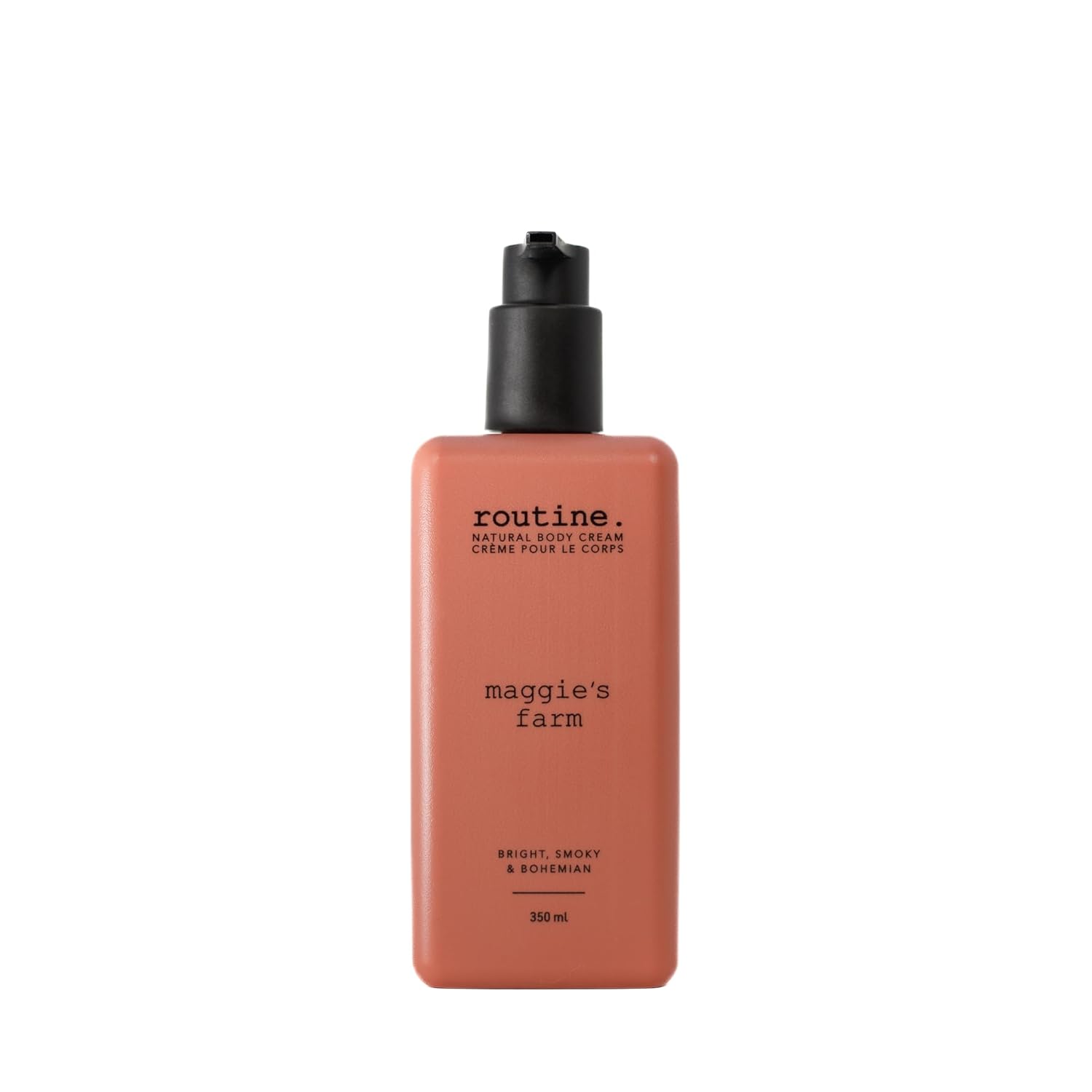 Routine | Maggie's Farm 350ml Natural Body Wash. Amyris, Pink Grapefruit & Jasmine. Botanicals | No Synthetic Fragrance | Vegan | Clinically Tested | Hands | Body | Signature Scent