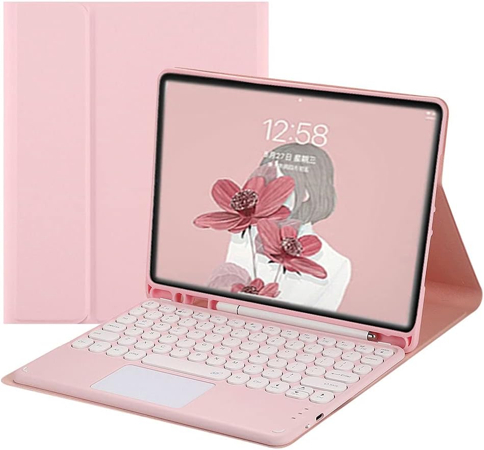 タブレット iPad 10世代 2022_ピンク マウス付き iPad 第10世代 2022