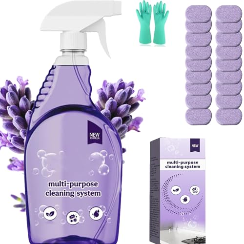 Dr Clean Spray, Dr Clean Spray Limpiador de horno para cocina, limpiador de horno con tabletas de limpieza de botellas, elimina las manchas al instante, adecuado para el hogar, cocina, baño (1 botella