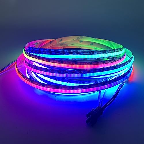 Tira de LED WS2812B COB RGB 5M 720 LEDs/m DC5V miniatura 4