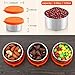 SUKKI Stainless Steel Condiment Containers - 4 PCS Salad Dressing Containers with Food Grade and Leakproof Silicone Lids - 2x3.4oz +2x1.8oz for Snacks, Desserts, Souffle, Baby Food