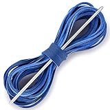 TeeLiy Leather Shoelace Boot Lace Boat Shoe Lacing Kit...