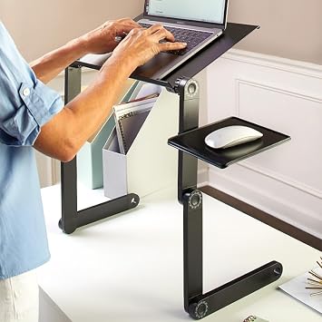 Lakeside Deluxe Laptop Desk with Cooling Fan