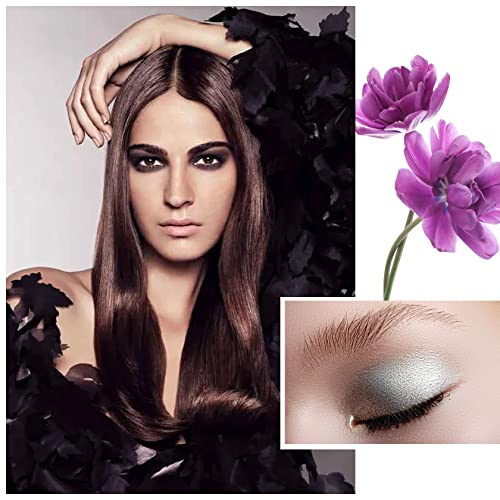 Black Smokey Eyeshadow Palette,9 Colors Glitter Black Silver Grey Brown Eyeshadow Palette,Long Lasting Waterproof Cool Toned Matte Eye Shadow Plattet With Eyeshadow Brush For Girls And Women （Set A） #TOP1