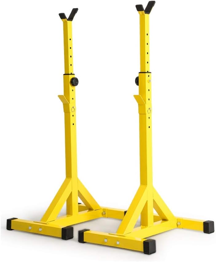 Fitness Power Rack Split Barbell Squat Rack Professional Bench Press Barbell Adjustable Height Barbell Half Frame Indoor Fitness Equipment Squat Cage Home Gym