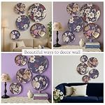 RITUALISTIC Oriental Blooms Iron Wall Art Plates – Set of 5 Decorative Plates | Floral & Nature-Inspired Metal Wall Decor | Elegant Wall Hanging for Living Room, Bedroom & Home Decor Accent - Image 5