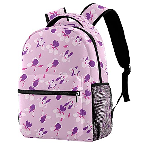 Sac à dos d'école motif iris pour vos balades urbaines et journées de cours