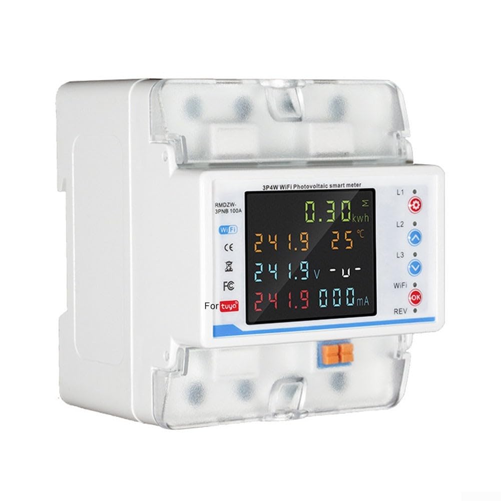 Wifi 3-phase 4P Current Circuit Breaker Power Meter,Energetically Efficient Wifi Three Phase Circuit Breaker Designed To Protect Household Electrical Equipment Safely