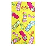 allgala Microfiber Beach Towel | Packable Beach Towel for Family | Quick Dry, Lightweight, Super Absorbent | Perfect for Beach, Pool, and Camping | Oversize 40'x70' - Sandals